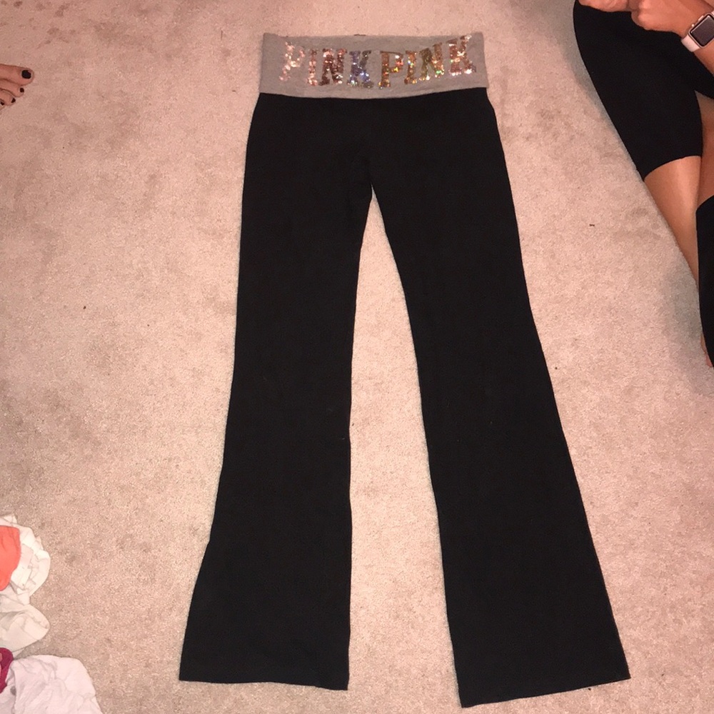 Pink Victoria’s Secret Yoga pants